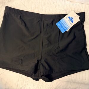 Aquabelle Women's Black Swim Shorts